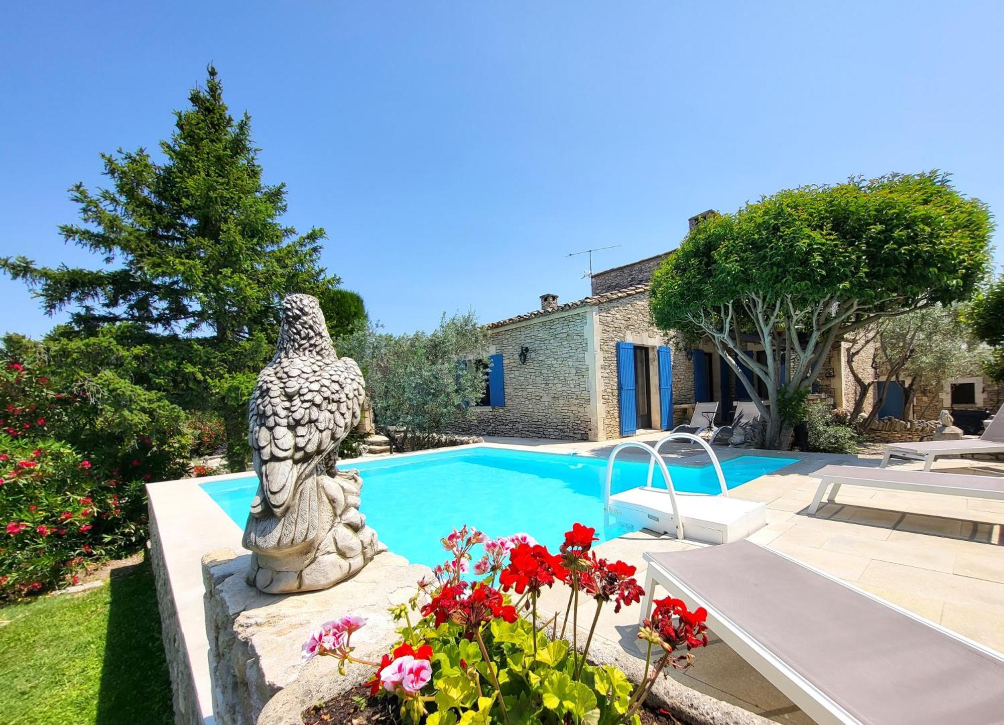 "La Massette Du Cheval Blanc" Villa De Caractere En Pierre LʼIsle-sur-la-Sorgue Eksteriør billede